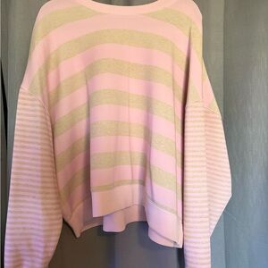 AS Revival Striped Pink and Cream Women's Sweater